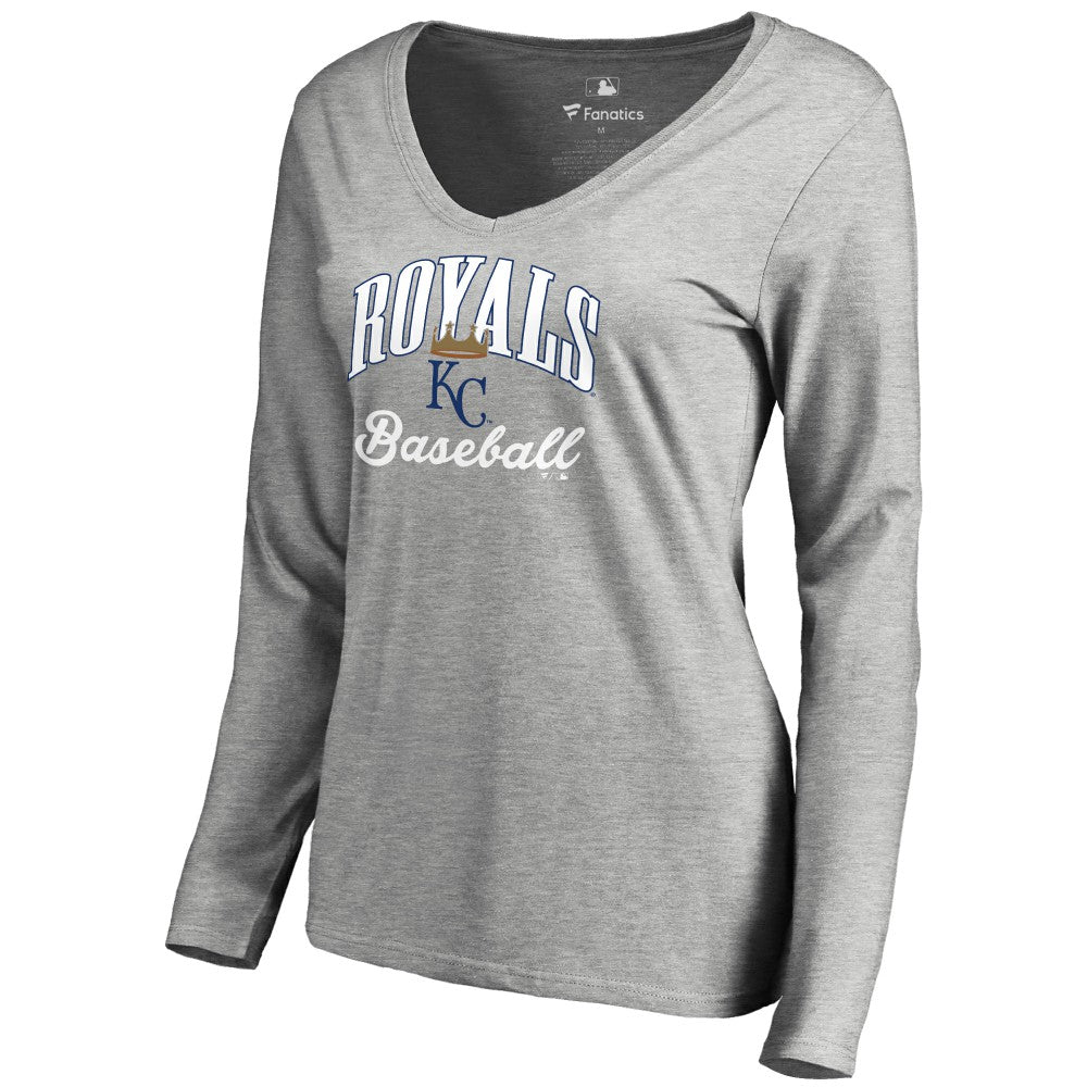 Kansas City Royals Women's Victory Script Long Sleeve T-Shirt Online