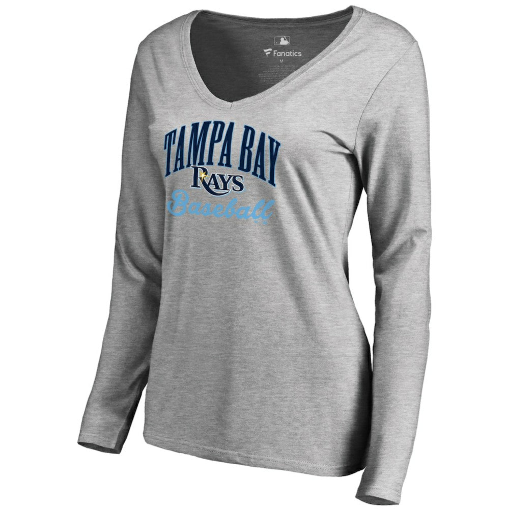 Tampa Bay Rays Women's Victory Script Long Sleeve T-Shirt Lifestyle