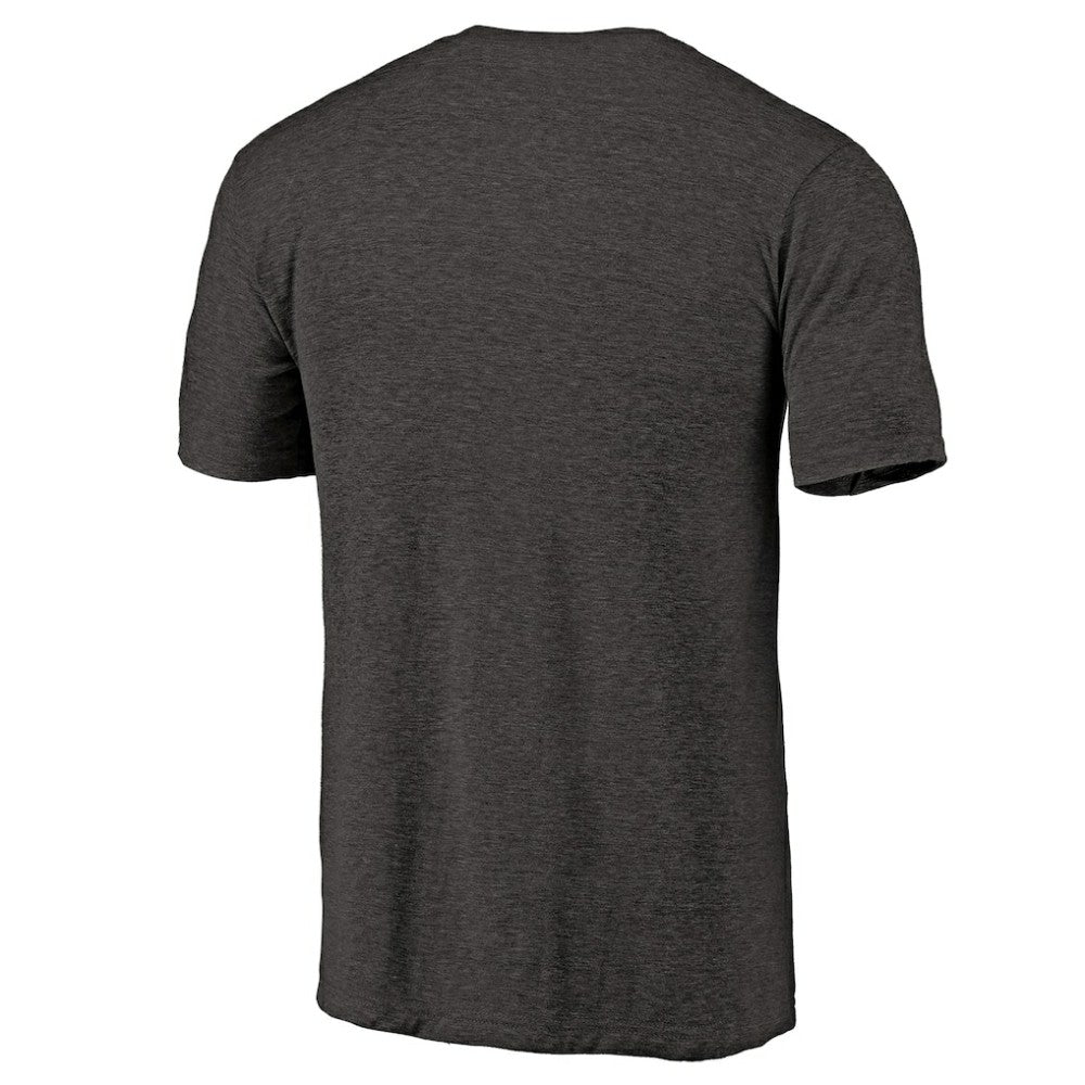 Carolina Hurricanes - Distressed Team Primary Logo Tri-Blend T-Shirt Black