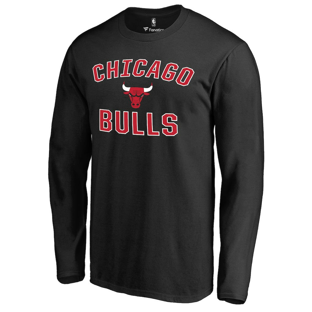 NBA - Chicago Bulls Victory Arch Long Sleeve T-Shirt - Black