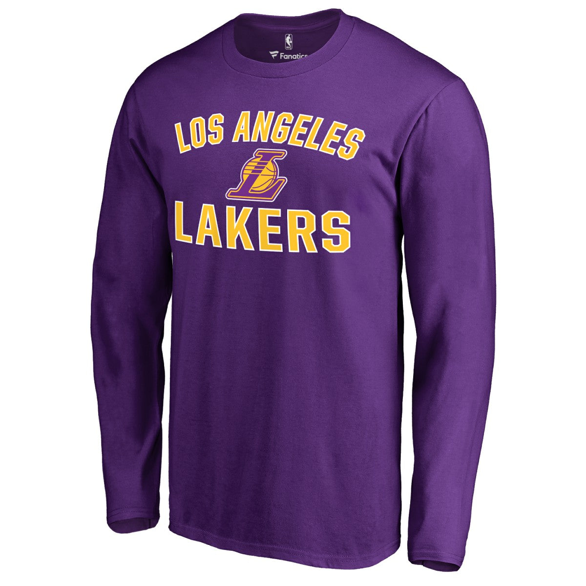 NBA - Los Angeles Lakers Victory Arch Long Sleeve T-Shirt - Purple