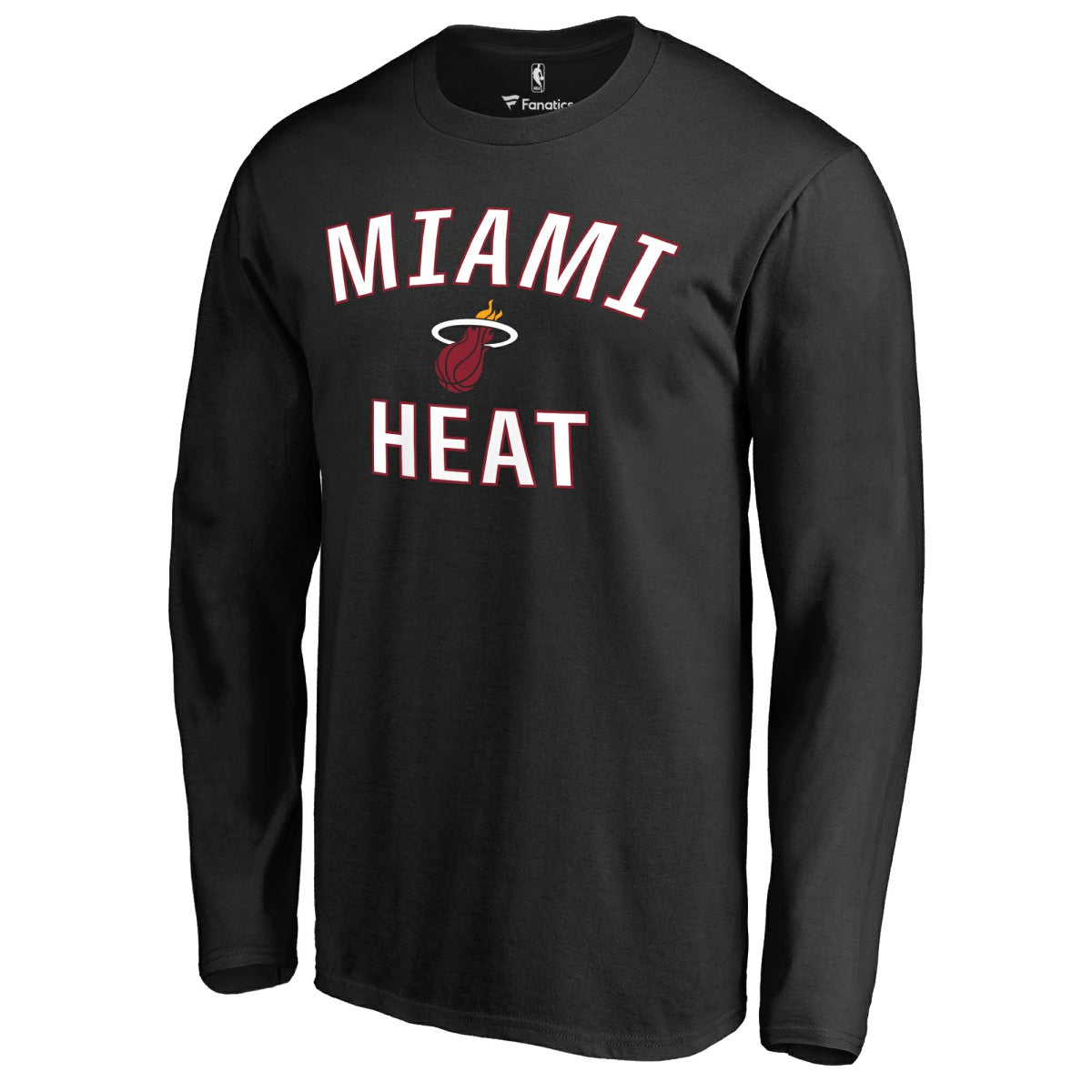 NBA - Miami Heat Victory Arch Long Sleeve T-Shirt - Black