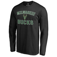 NBA - Milwaukee Bucks Victory Arch Long Sleeve T-Shirt - Black