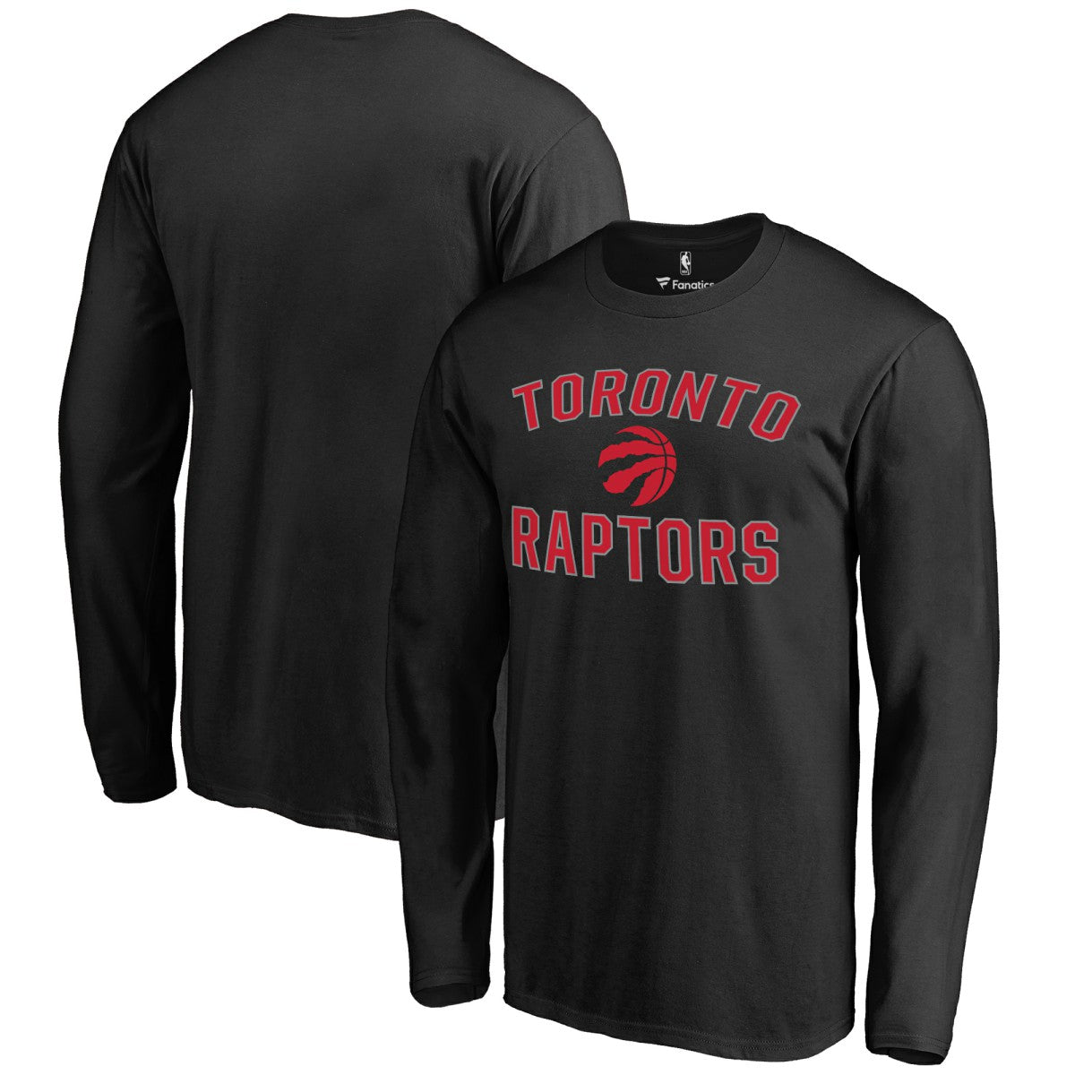 NBA - Toronto Raptors Victory Arch Long Sleeve T-Shirt - Black