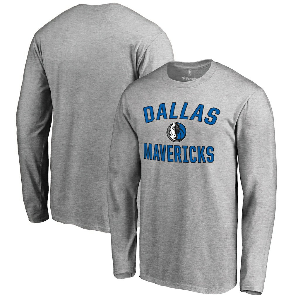NBA - Dallas Mavericks Victory Arch Long Sleeve T-Shirt - Ash