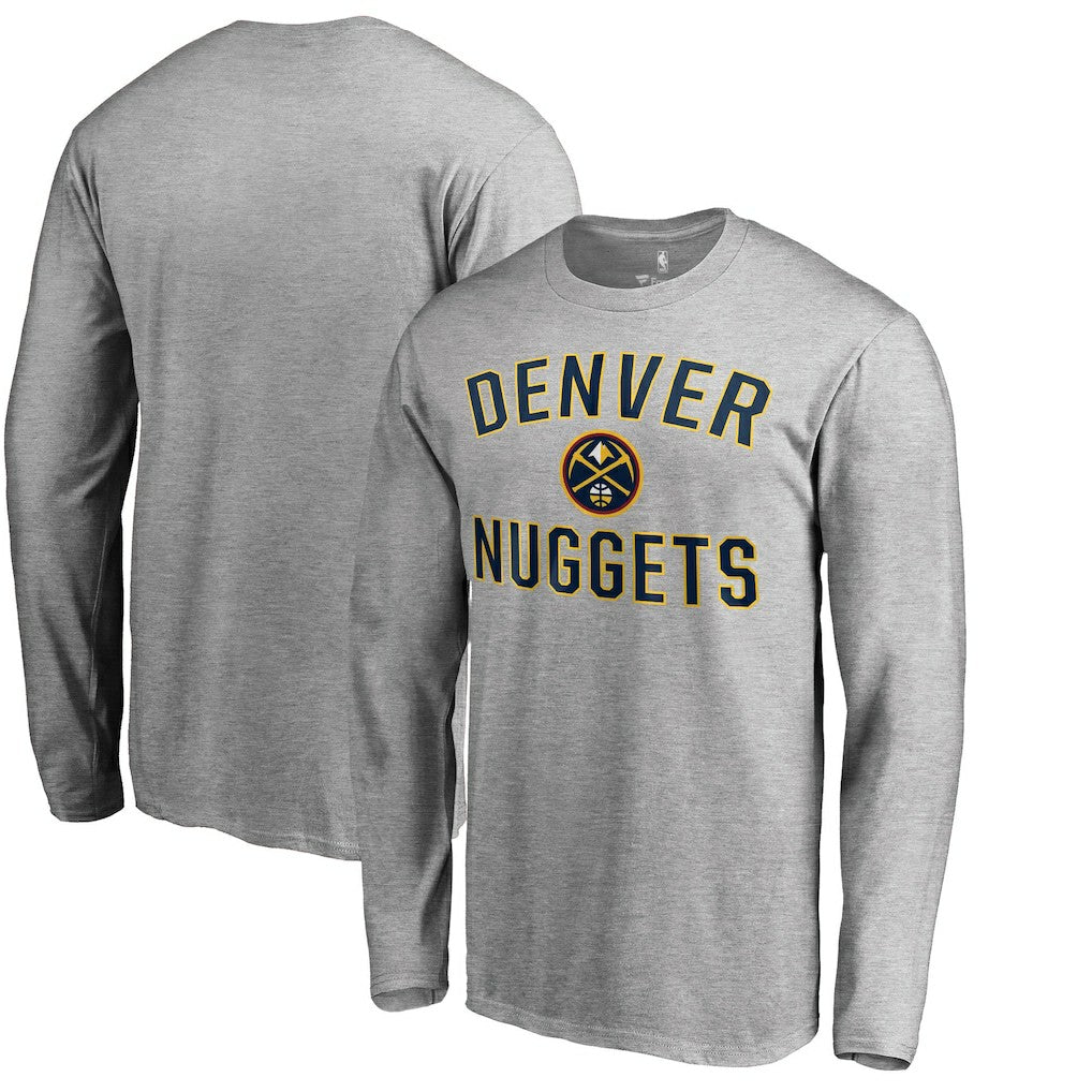 NBA - Denver Nuggets Victory Arch Long Sleeve T-Shirt - Ash