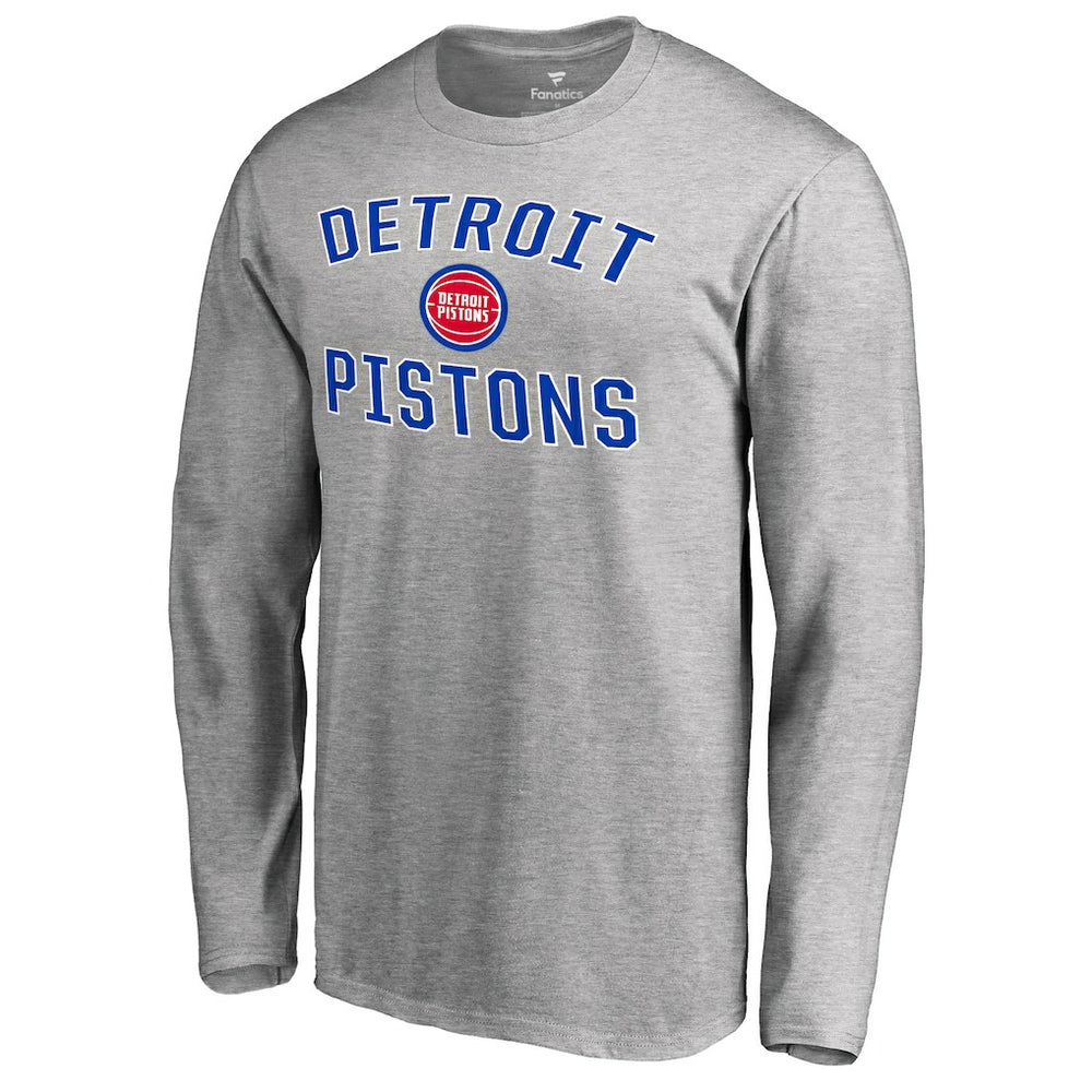 NBA - Detroit Pistons Victory Arch Long Sleeve T-Shirt - Ash