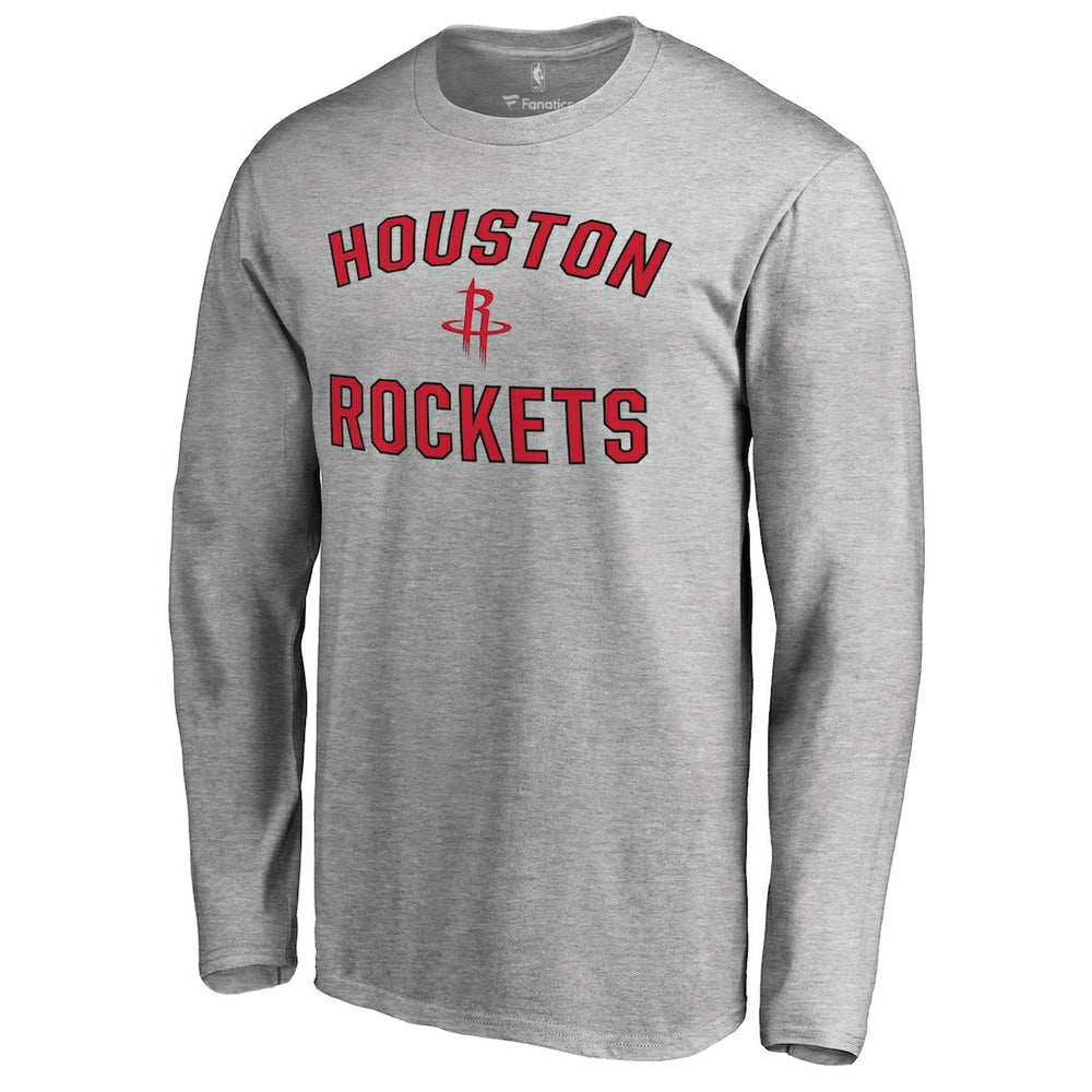 NBA - Houston Rockets Victory Arch Long Sleeve T-Shirt - Ash