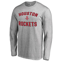 NBA - Houston Rockets Victory Arch Long Sleeve T-Shirt - Ash