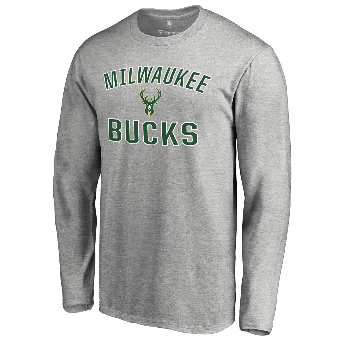 NBA - Milwaukee Bucks Victory Arch Long Sleeve T-Shirt - Ash