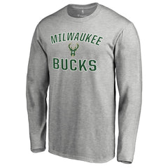 NBA - Milwaukee Bucks Victory Arch Long Sleeve T-Shirt - Ash
