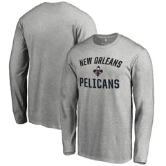 NBA - New Orleans Pelicans Victory Arch Long Sleeve T-Shirt - Ash