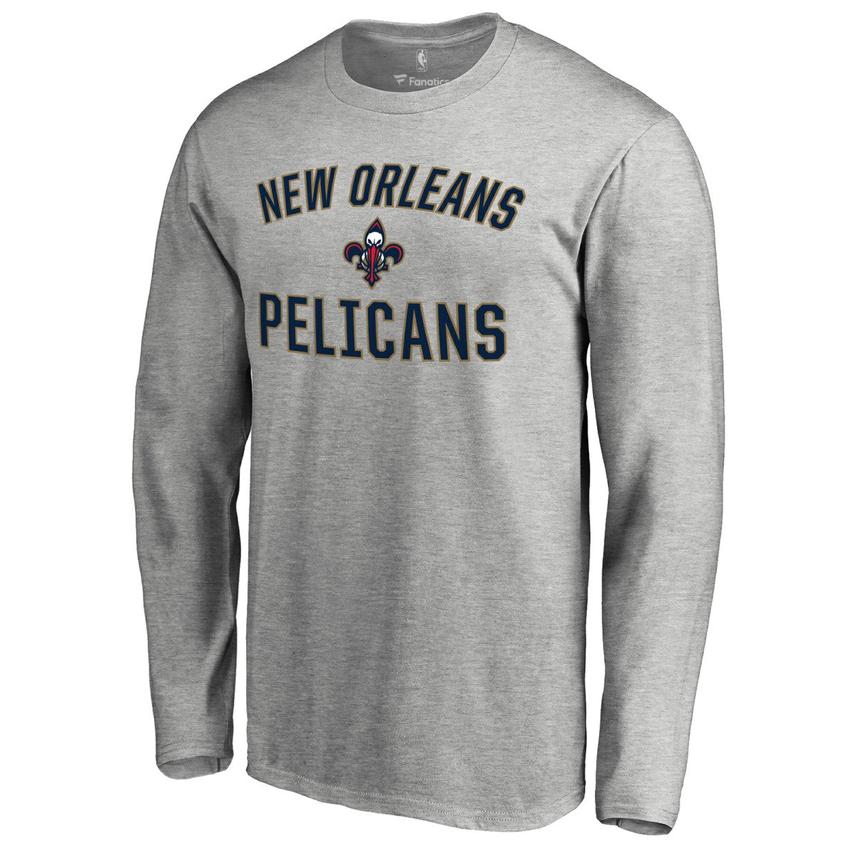 NBA - New Orleans Pelicans Victory Arch Long Sleeve T-Shirt - Ash