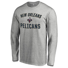 NBA - New Orleans Pelicans Victory Arch Long Sleeve T-Shirt - Ash