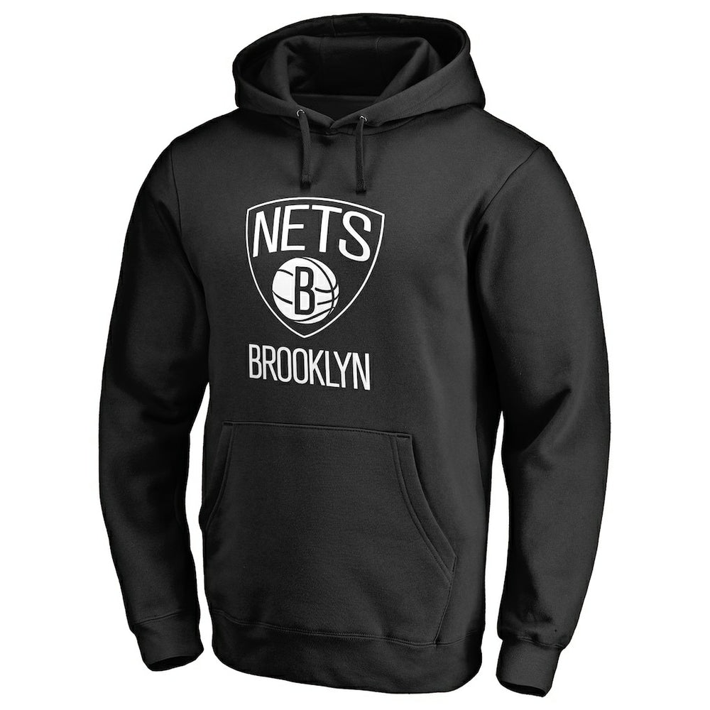 NBA - Brooklyn Nets Primary Logo Pullover Hoodie - Black