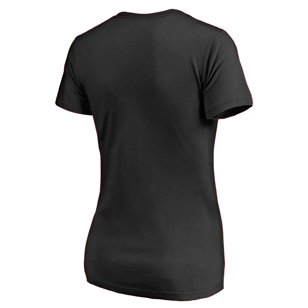 NBA - San Antonio Spurs Women's Primary Logo V-Neck T-Shirt - Black