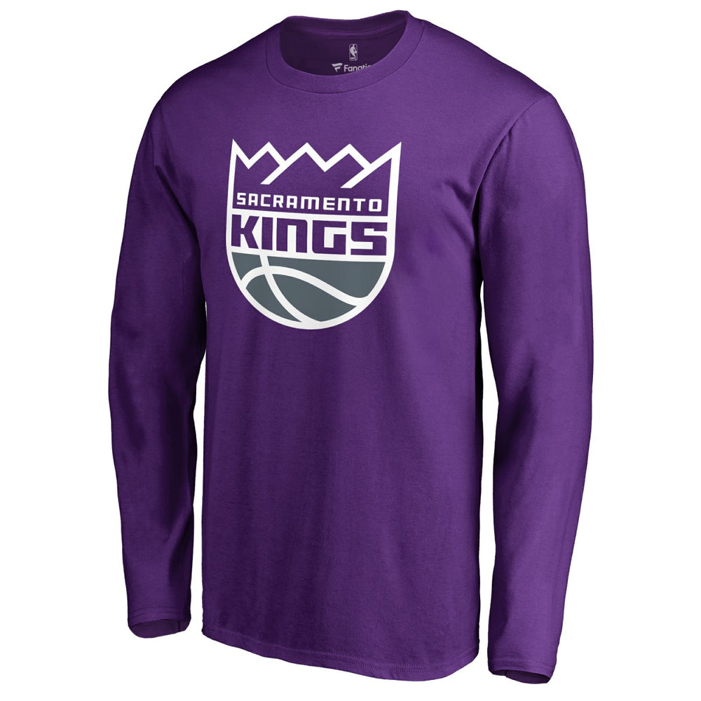 NBA - Sacramento Kings Primary Logo 2 Long Sleeve T-Shirt - Purple