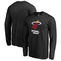 NBA - Miami Heat Primary Logo Long Sleeve T-Shirt - Black