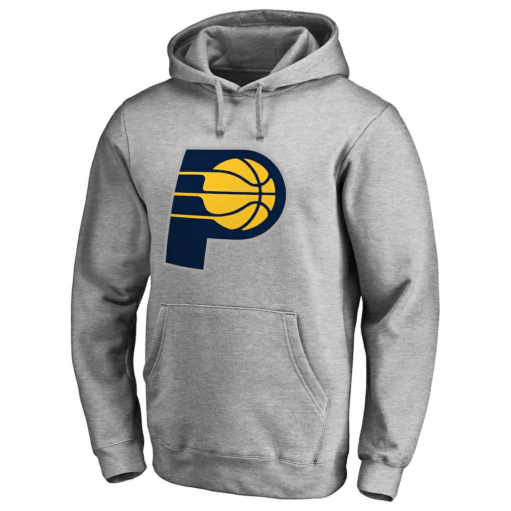 NBA - Indiana Pacers Primary Logo Pullover Hoodie - Heather Gray