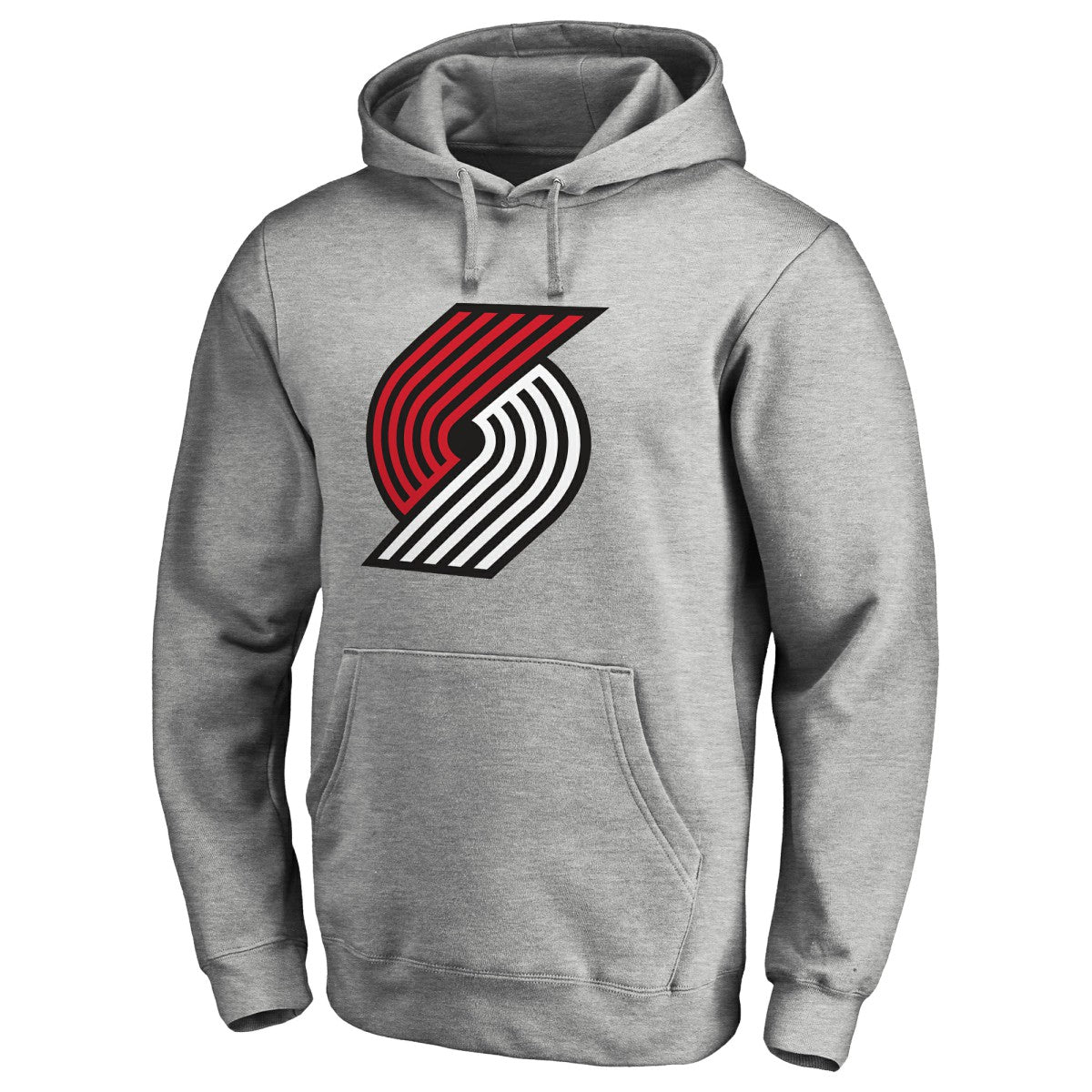 NBA - Portland Trail Blazers Primary Logo Pullover Hoodie - Heather Gray