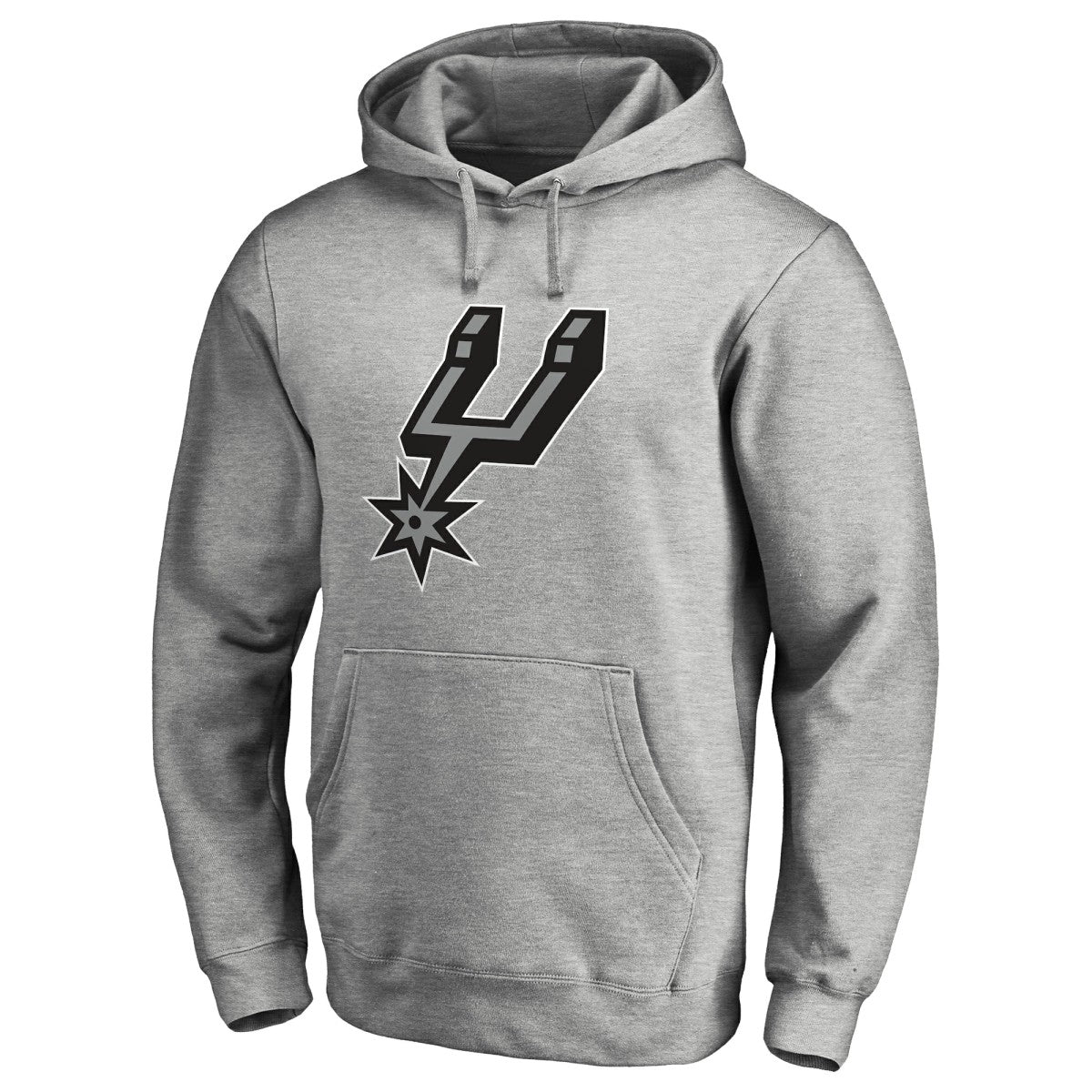 NBA - San Antonio Spurs Primary Logo Pullover Hoodie - Heather Gray