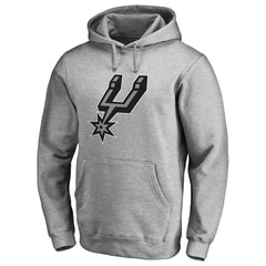 NBA - San Antonio Spurs Primary Logo Pullover Hoodie - Heather Gray