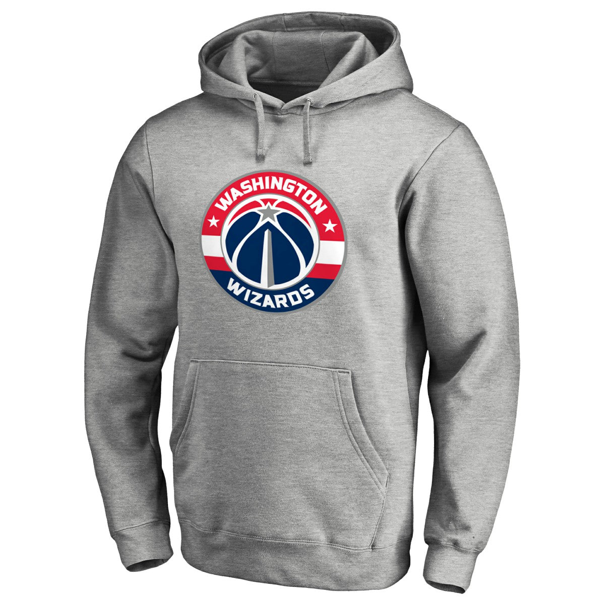 NBA - Washington Wizards Primary Logo Pullover Hoodie - Heather Gray