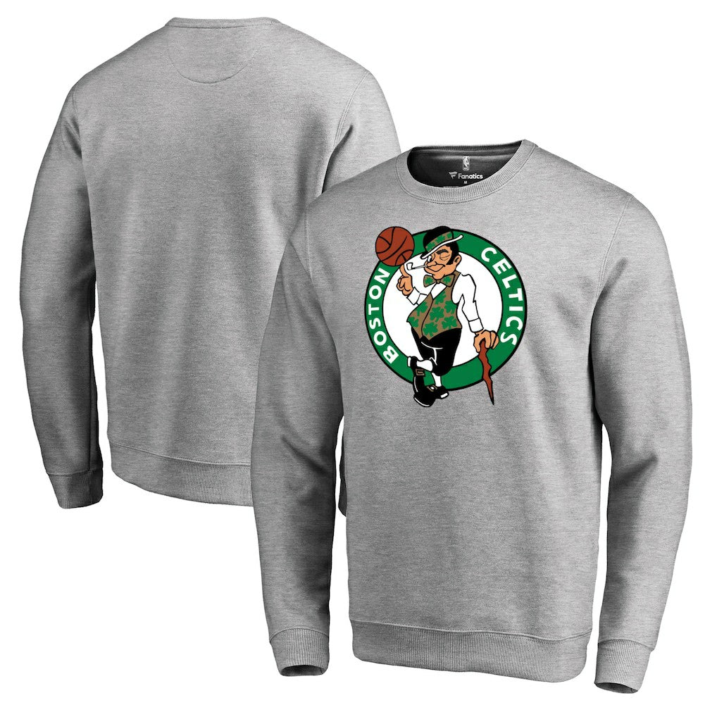 NBA - Boston Celtics Primary Logo Sweatshirt - Heathered Gray