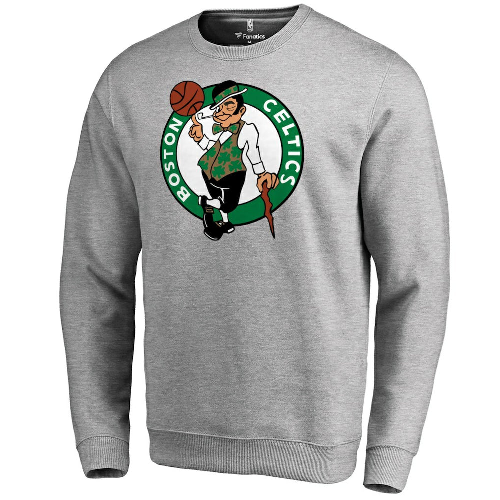 NBA - Boston Celtics Primary Logo Sweatshirt - Heathered Gray