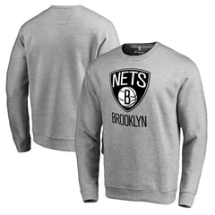 NBA - Brooklyn Nets Primary Logo Sweatshirt - Heathered Gray