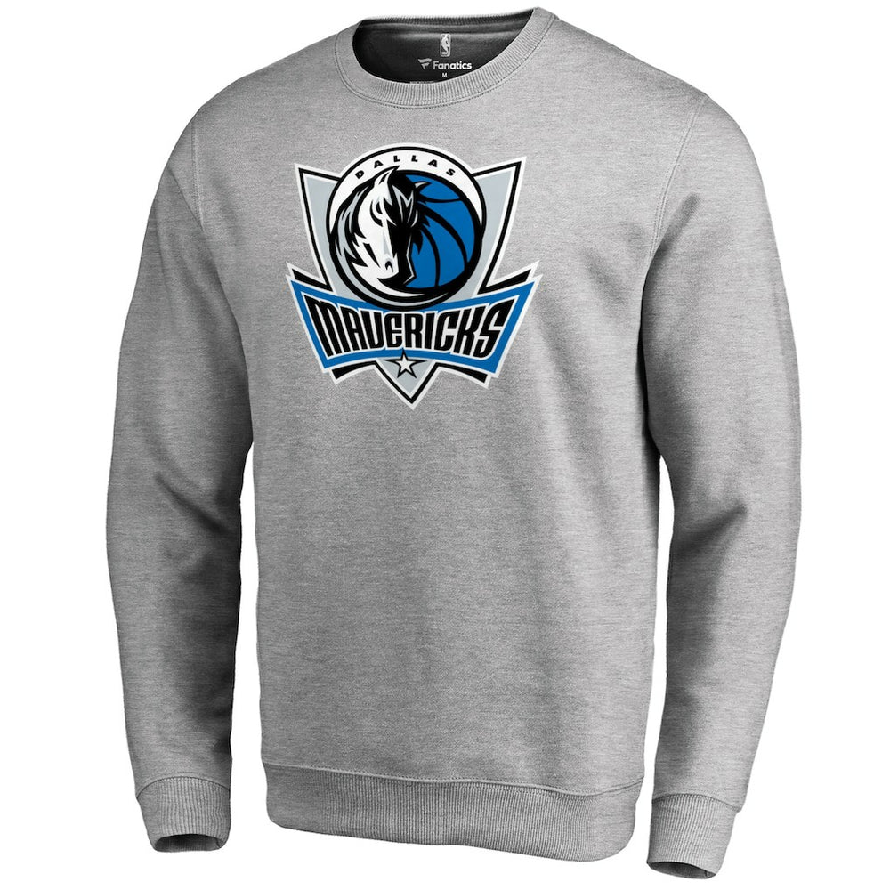 NBA - Dallas Mavericks Primary Logo Sweatshirt - Heathered Gray