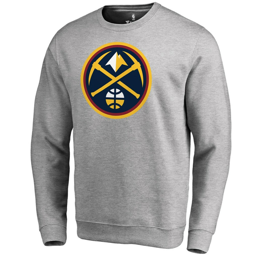 NBA - Denver Nuggets Primary Logo Sweatshirt - Heathered Gray
