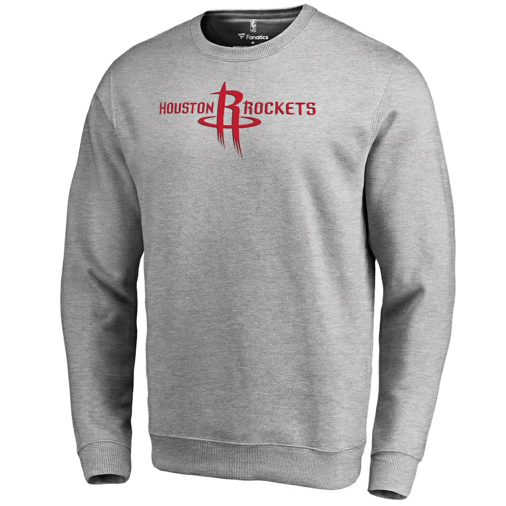 NBA - Houston Rockets Primary Logo Sweatshirt - Heathered Gray