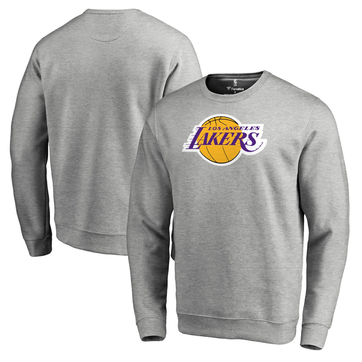 NBA - Los Angeles Lakers Primary Logo Sweatshirt - Heathered Gray