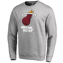 NBA - Miami Heat Primary Logo Sweatshirt - Heathered Gray