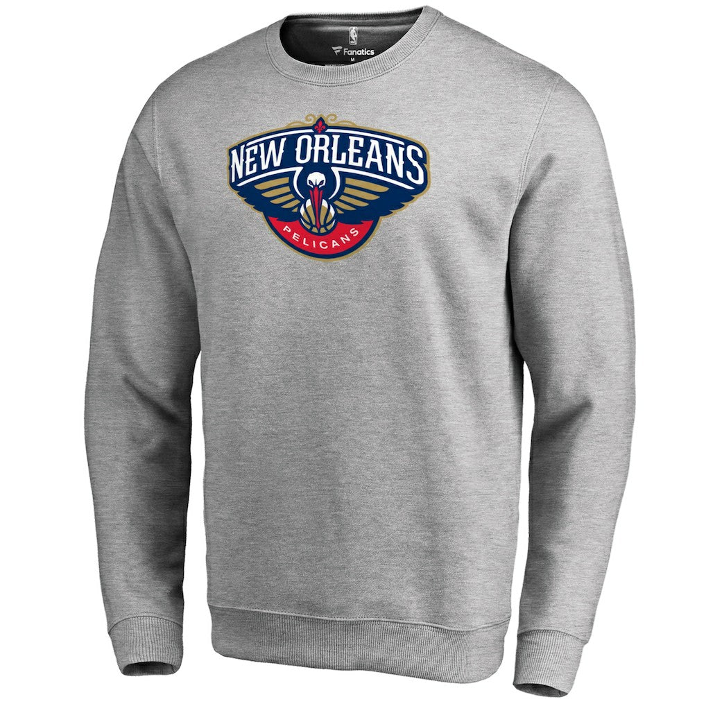 NBA - New Orleans Pelicans Primary Logo Sweatshirt - Heathered Gray