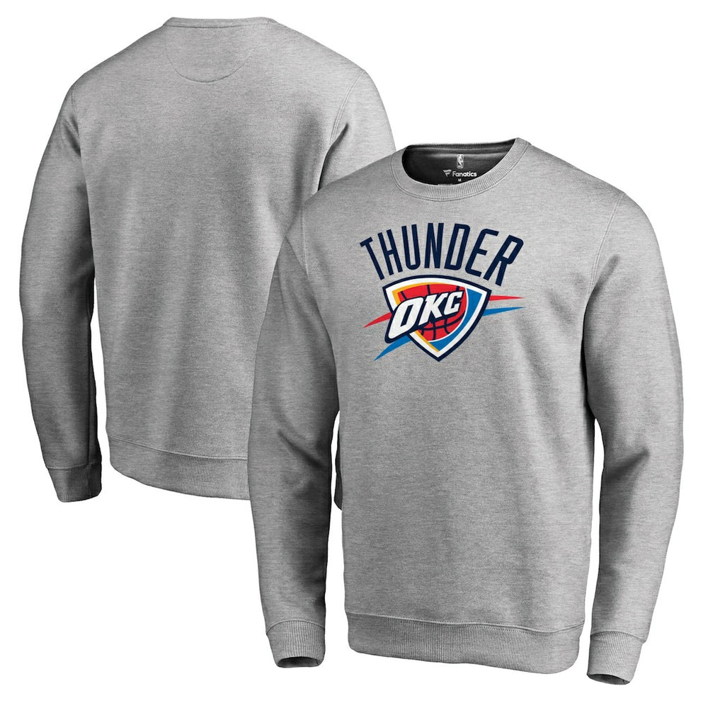 NBA - Oklahoma City Thunder Primary Logo Sweatshirt - Heathered Gray