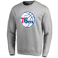 NBA - Philadelphia 76ers Primary Logo Sweatshirt - Heathered Gray