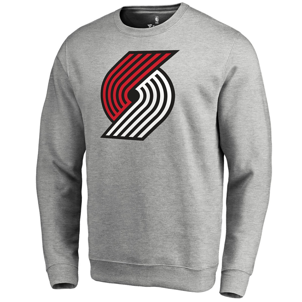 NBA - Portland Trail Blazers Primary Logo Sweatshirt - Heathered Gray