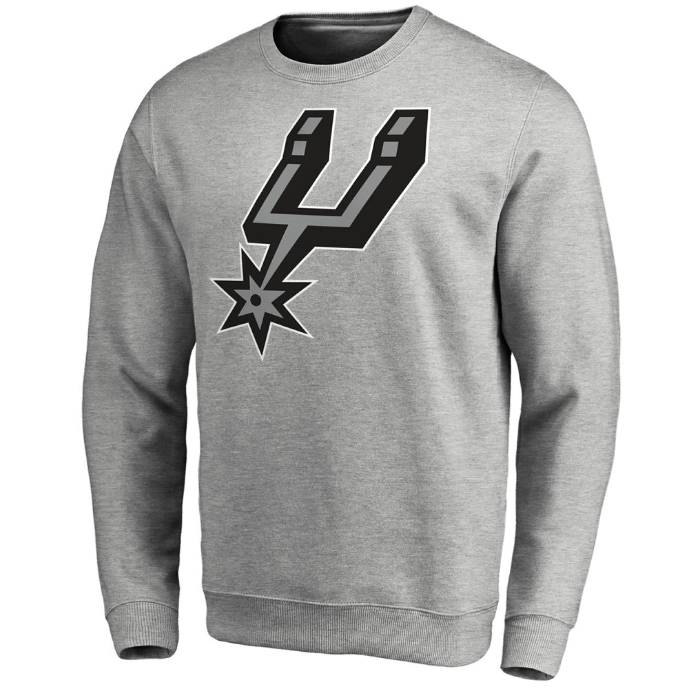 NBA - San Antonio Spurs Primary Logo Sweatshirt - Heathered Gray