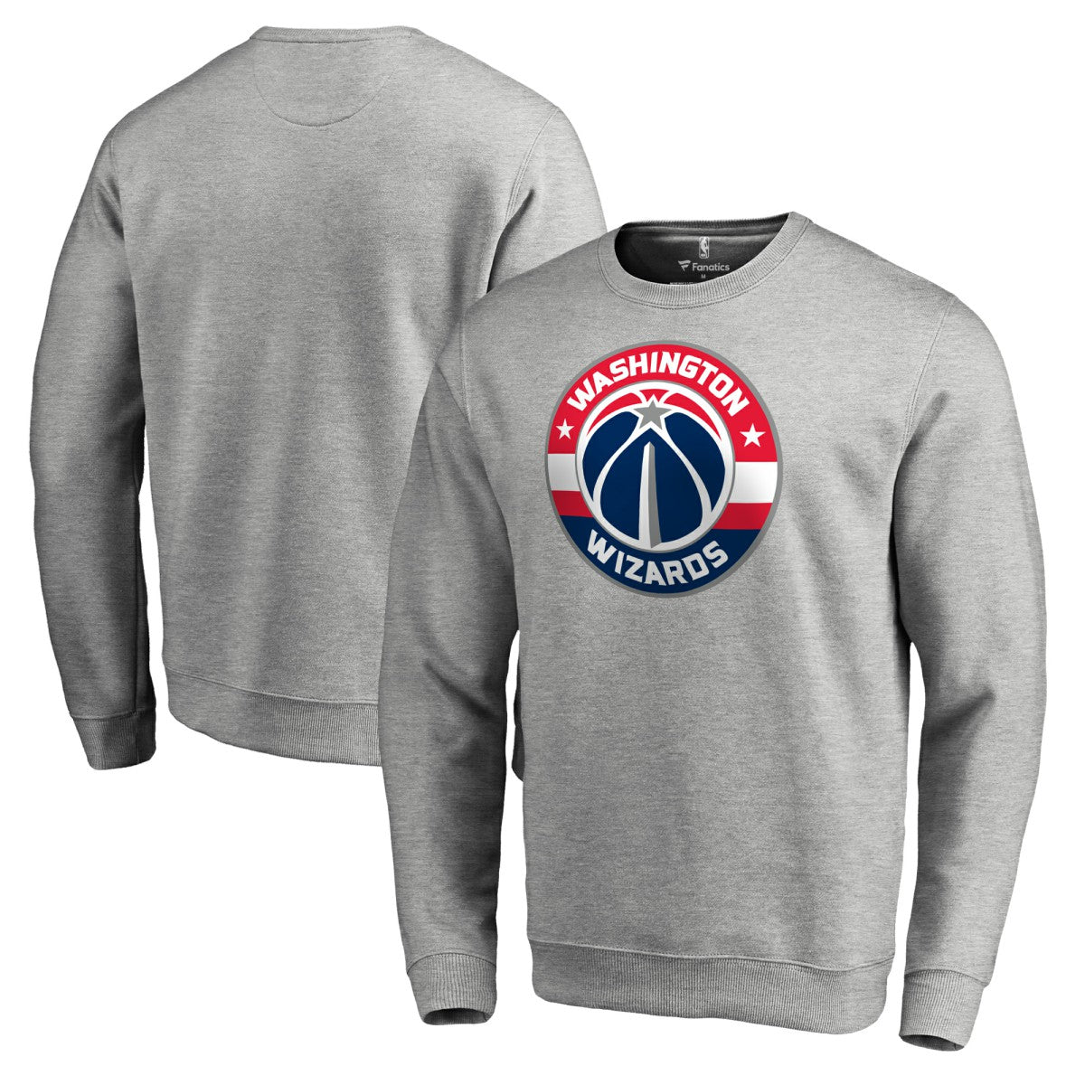 NBA - Washington Wizards Primary Logo Sweatshirt - Heathered Gray