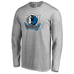 NBA - Dallas Mavericks Primary Logo Long Sleeve T-Shirt - Heather Gray