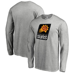 NBA - Phoenix Suns Primary Logo Long Sleeve T-Shirt - Heather Gray