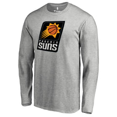 NBA - Phoenix Suns Primary Logo Long Sleeve T-Shirt - Heather Gray