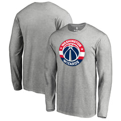 NBA - Washington Wizards Primary Logo Long Sleeve T-Shirt - Heather Gray