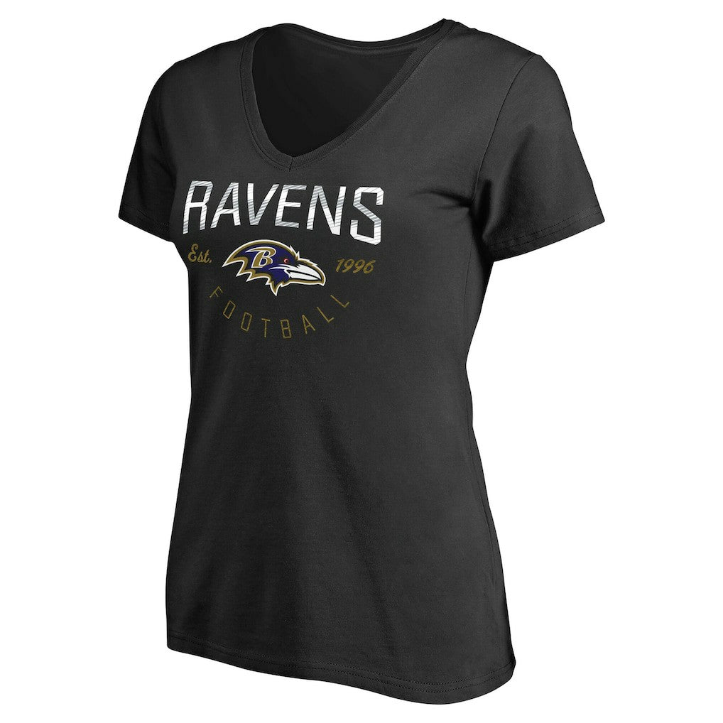 Baltimore Ravens Women's Live For It T-Shirt Black - NFL