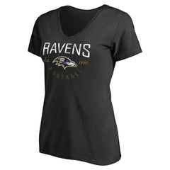 Baltimore Ravens Women's Live For It T-Shirt Black - NFL