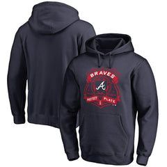 Atlanta Braves Police Badge Pullover Hoodie Sale