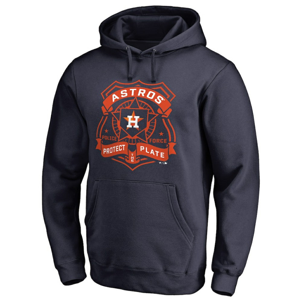 Houston Astros Police Badge Pullover Hoodie Lifestyle