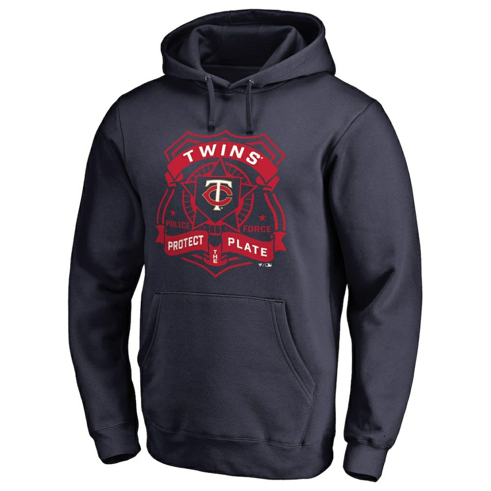 Minnesota Twins Police Badge Pullover Hoodie discount
